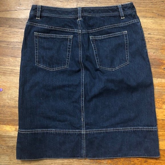 Liz Claiborne Women Skirt Denim Size 6 Blue - Picture 3 of 5